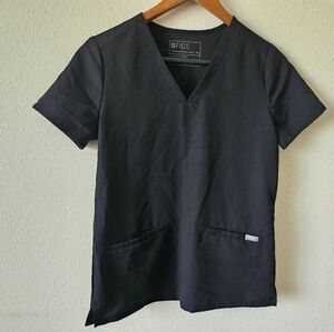 Figs Technical Collection Women's Black Scrub Top Size